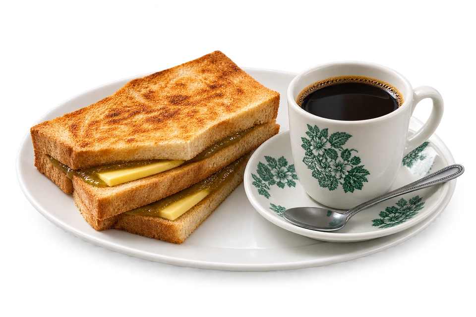 Ilustrasi hidangan untuk sarapan, dijana AI.