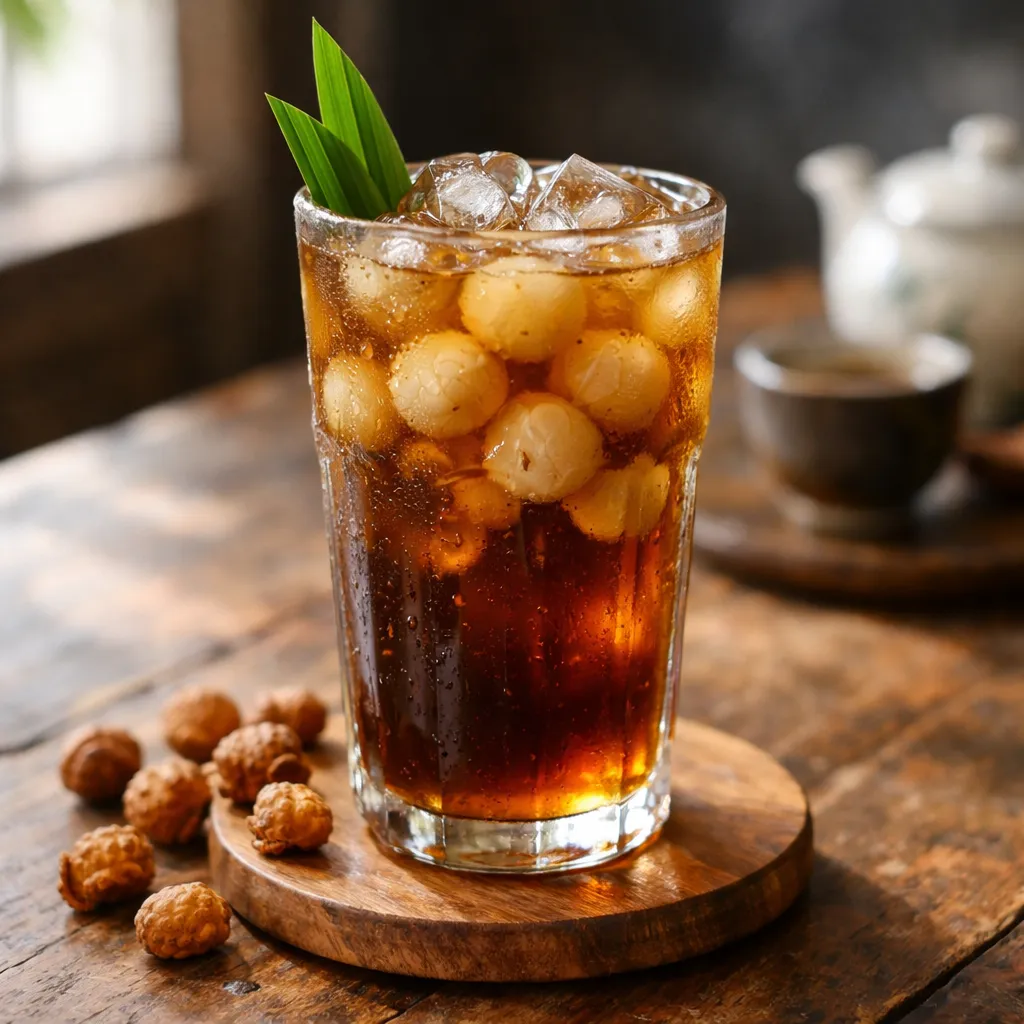 Resepi Air Longan Gula Melaka Sejuk Menyegarkan