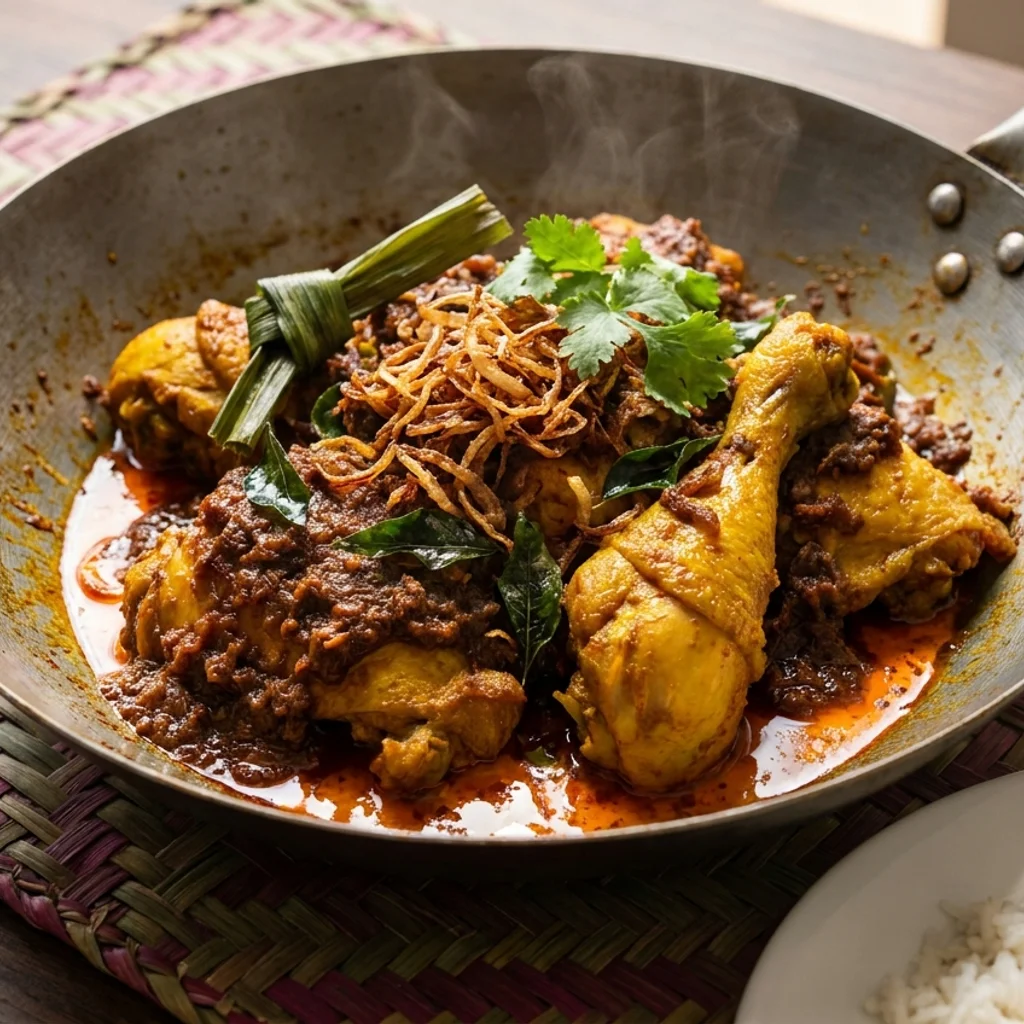 Ayam Bawang Nasi Kandar Kuah Pekat Bersalut