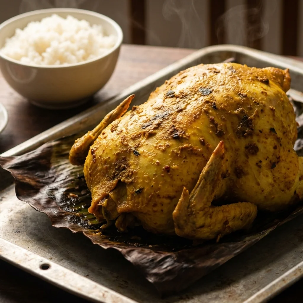 Ayam Betutu Bali Base Genep Kukus Panggang