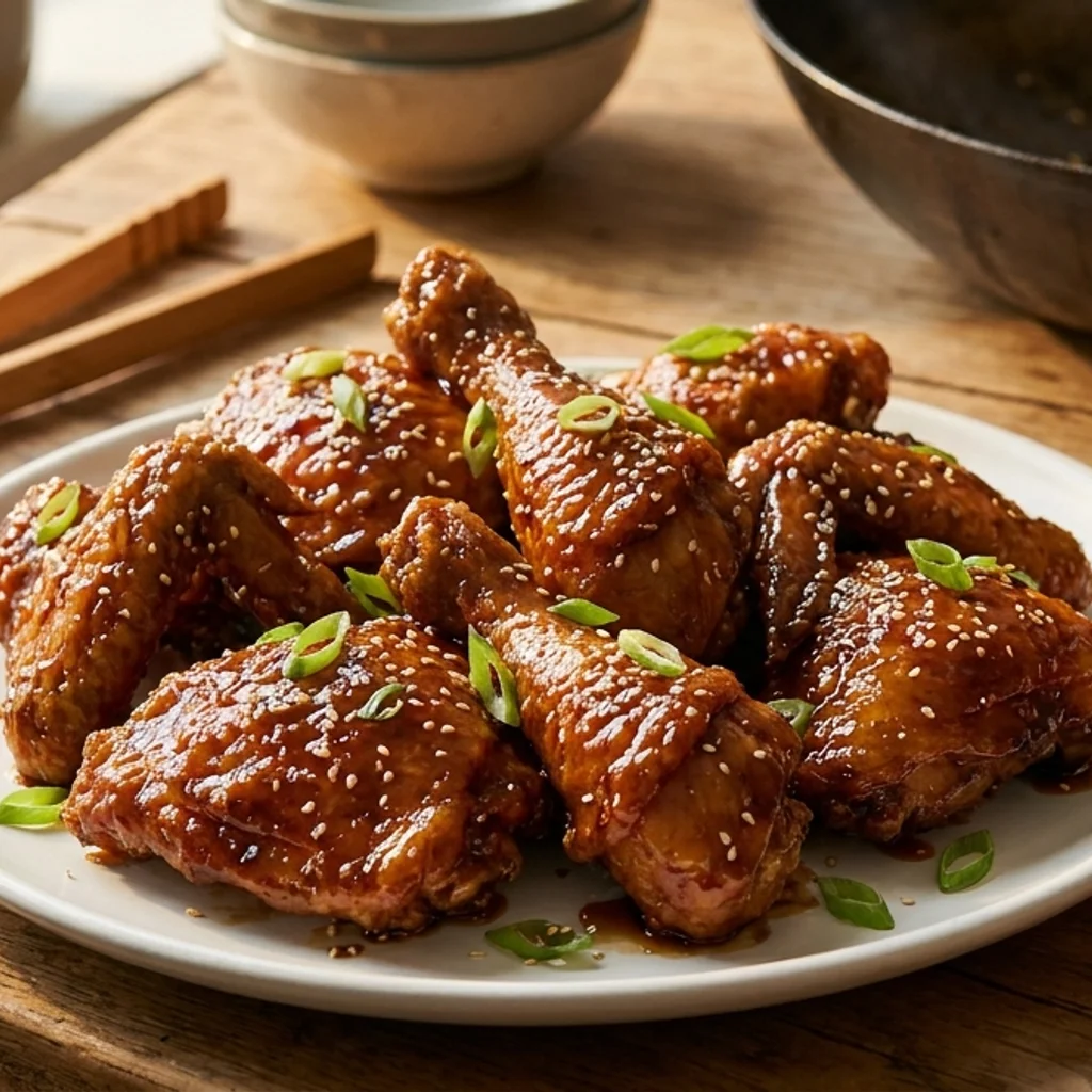 Ayam Madu Rangup Bersalut Sos Madu Bawang Putih