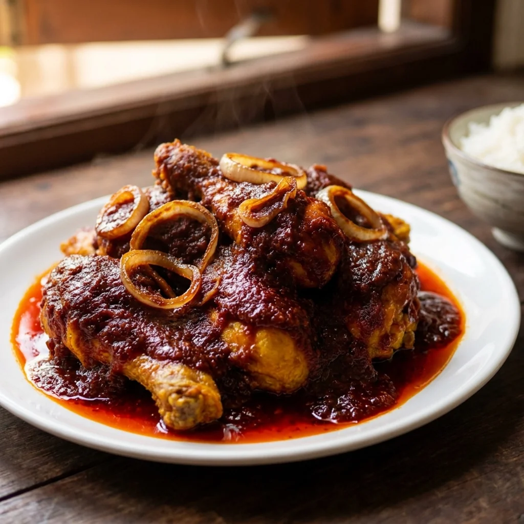 Ayam Sambal Cili Kering Tumis Pecah Minyak