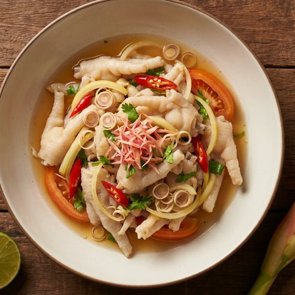 Kerabu Kaki Ayam Ala Thai Masam Pedas