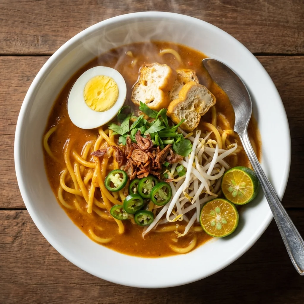 Mee Rebus Kuah Pekat Ubi Keledek