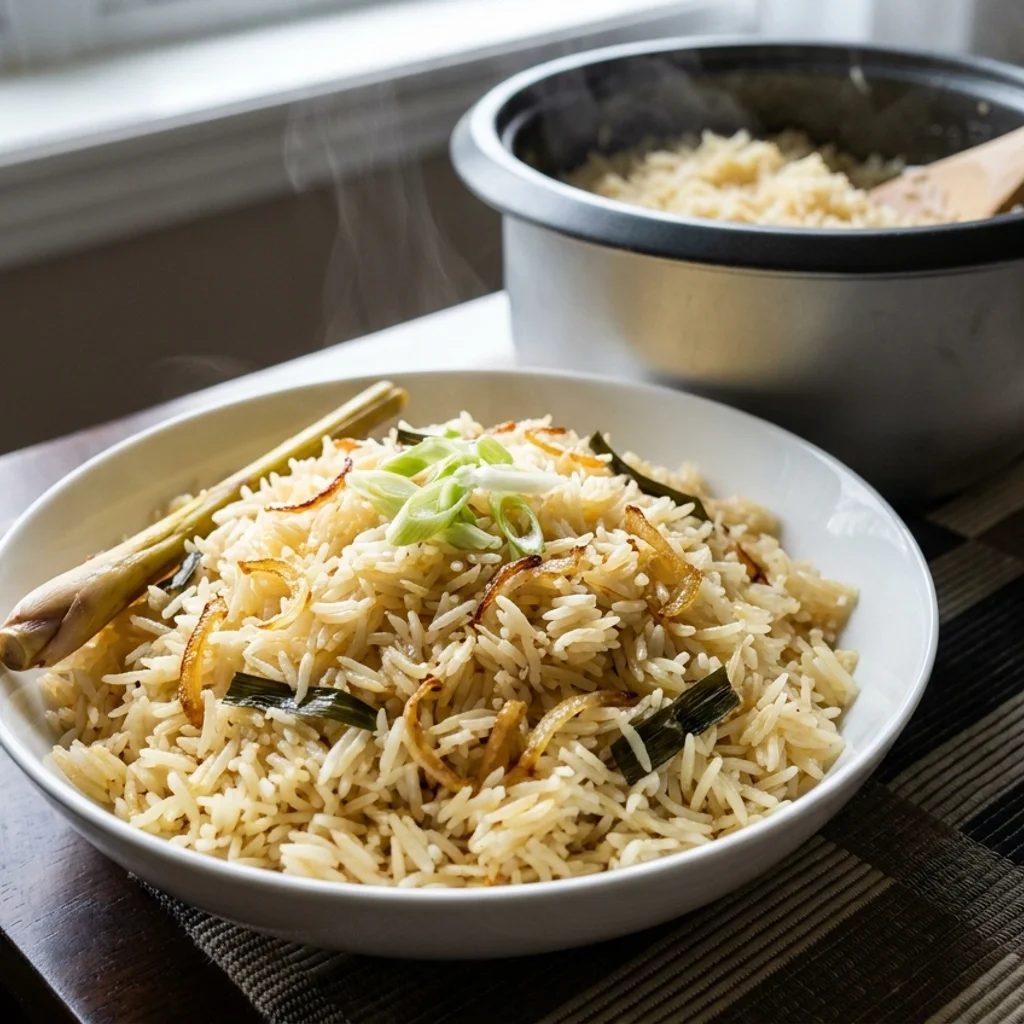 Nasi Butter Wangi Berderai Guna Rice Cooker