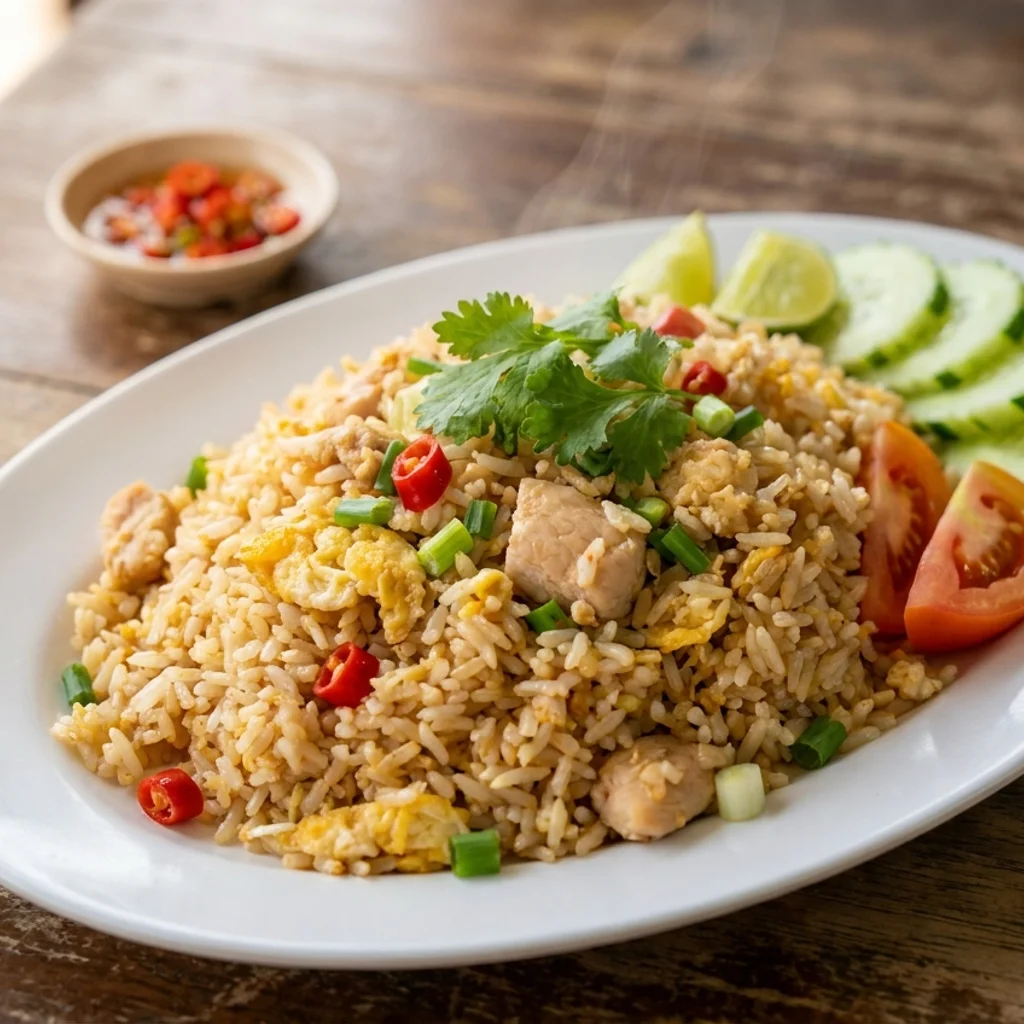 Nasi Goreng Thai Sos Ikan & Limau Ala Gerai