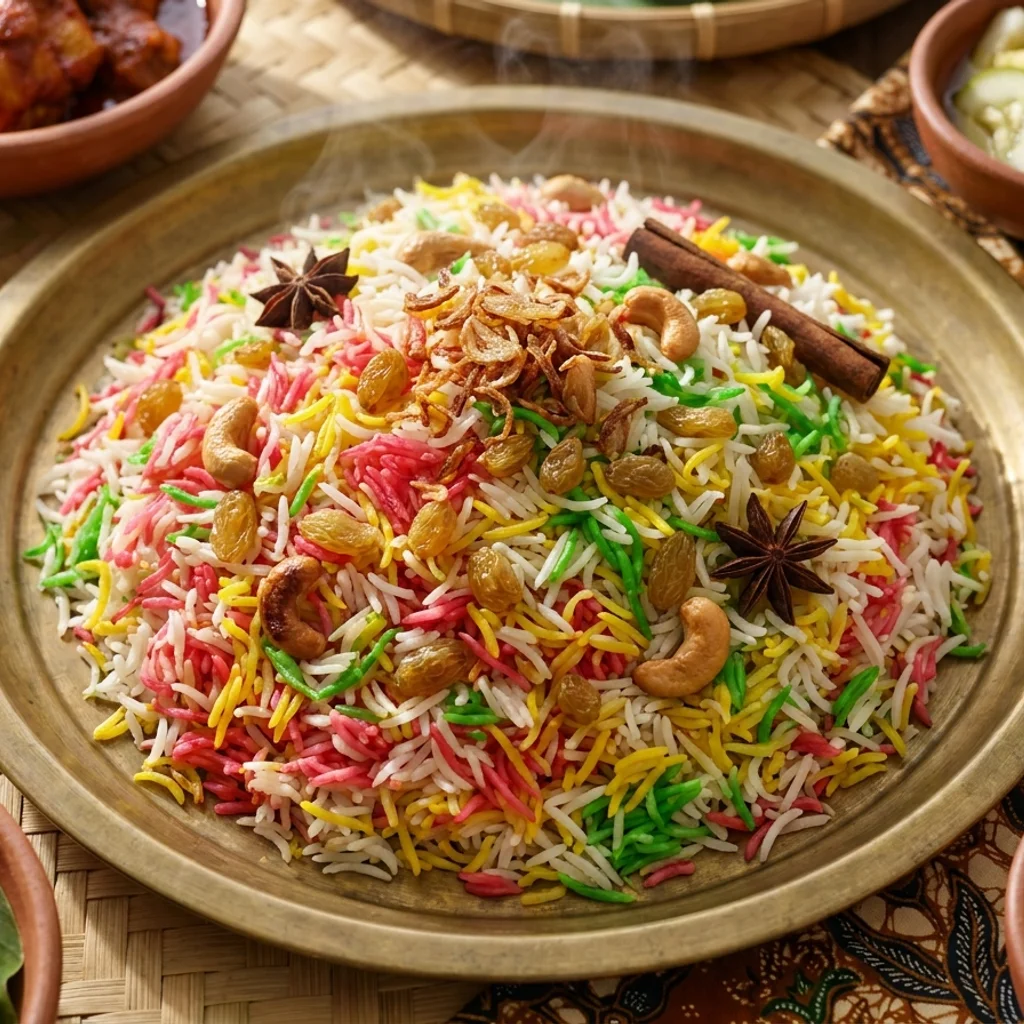 Nasi Hujan Panas Kenduri Warna-Warni