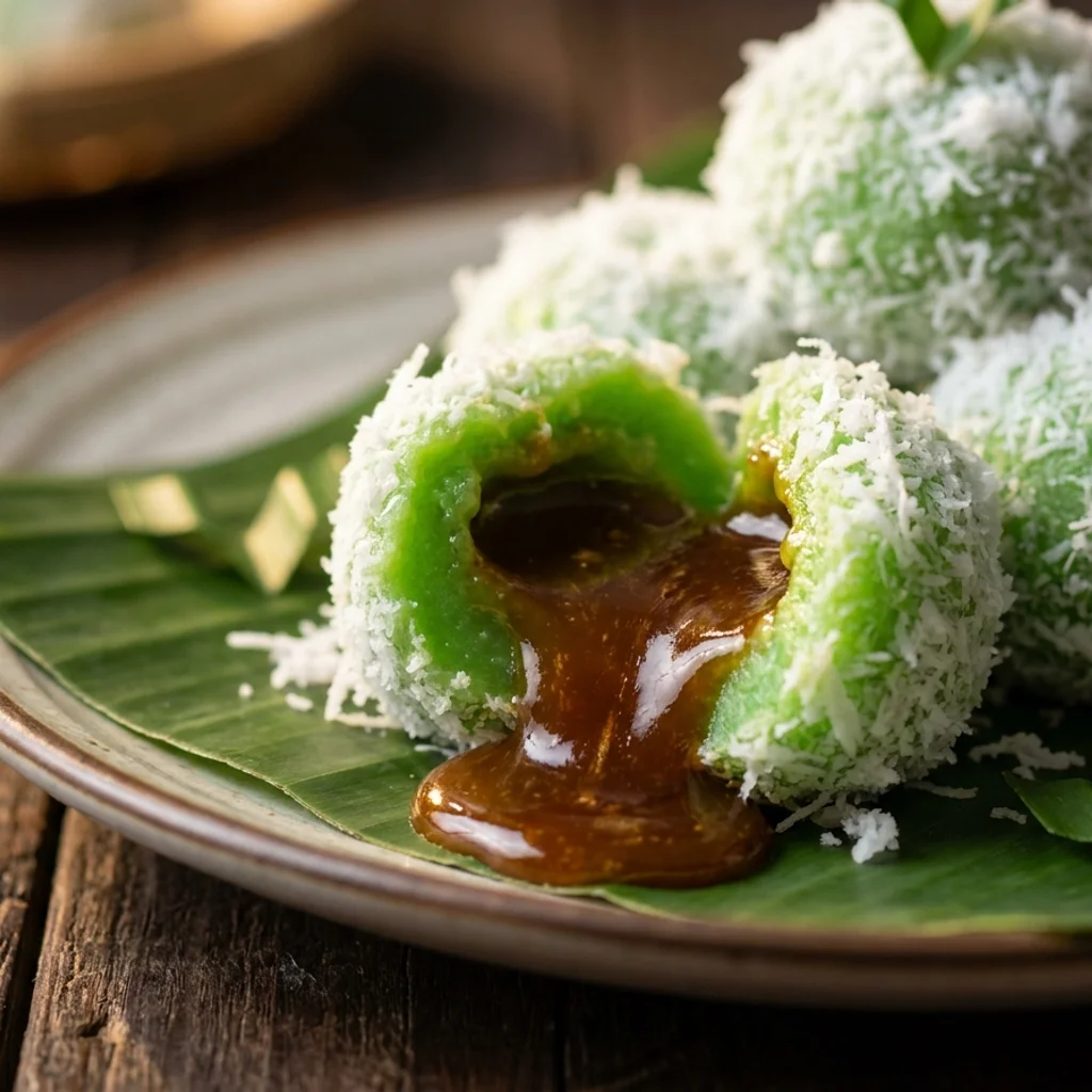 Ondeh-Ondeh Gula Melaka Cair Meletup
