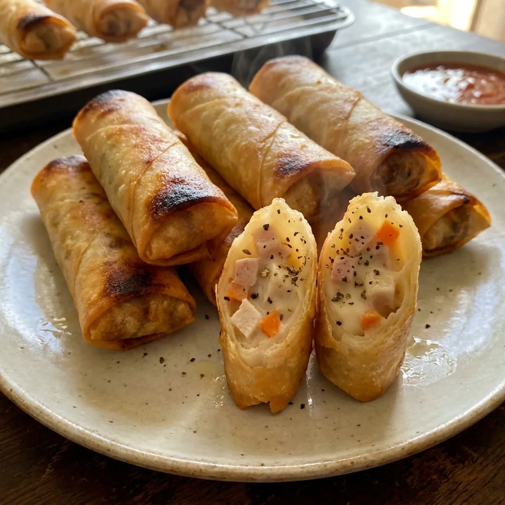 Popia Carbonara Rangup Inti Berkrim