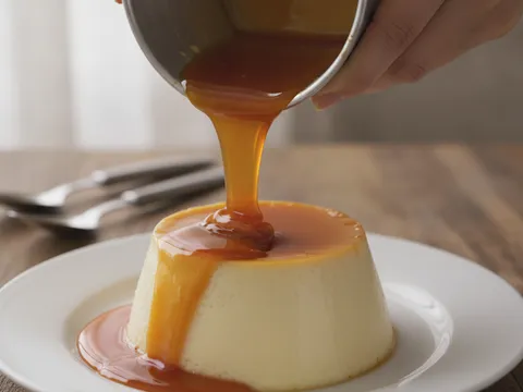 Puding Karamel (Quesillo) Viral - Terbalik & hidang