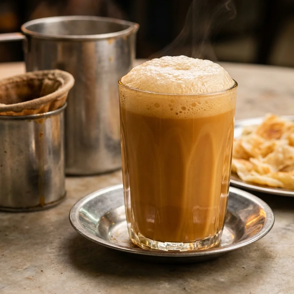 Teh Tarik Mamak Berbuih Halus Ala Kedai